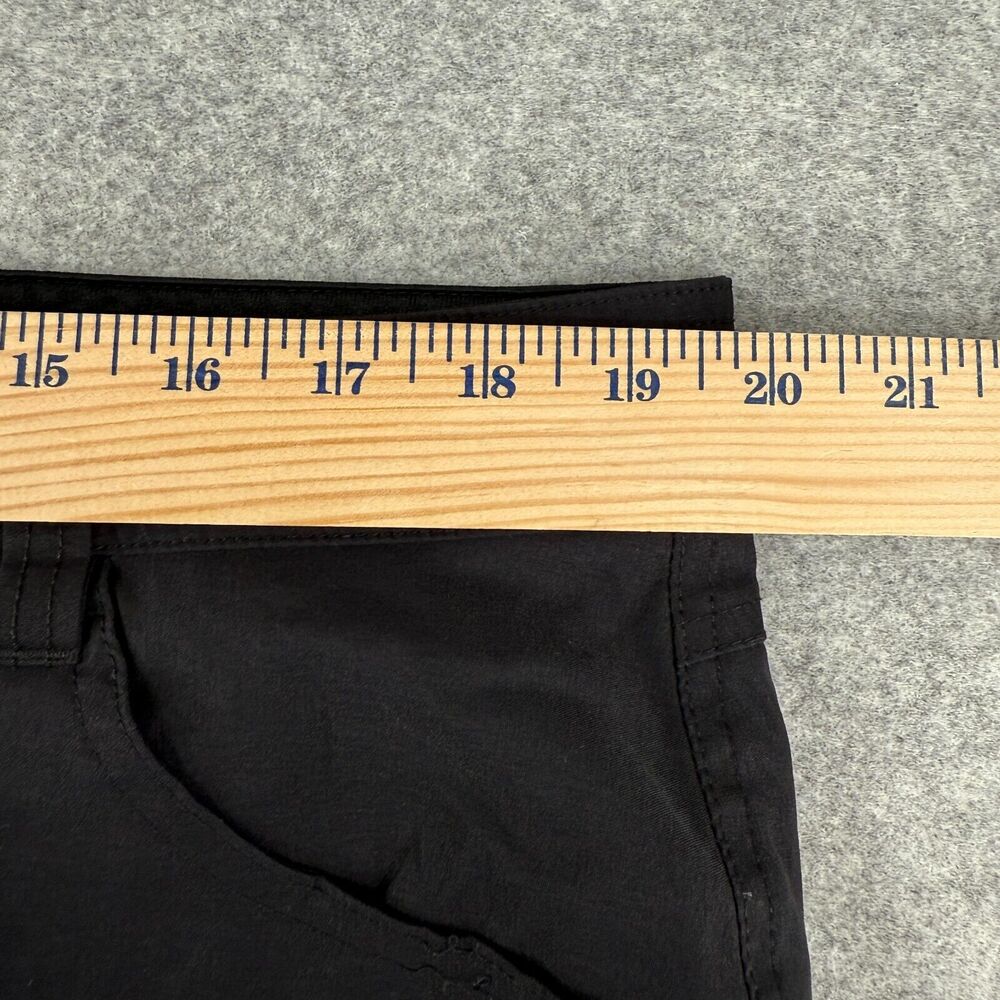 Eddie Bauer Pants Mens 40x31 Black Tech Fleece Lined 2way Stretch Outdoor Hiking - Picture 7 of 9